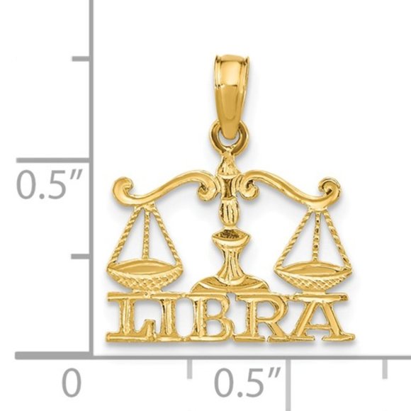 10k Yellow Gold Small Zodiac Signs astrological symbol Necklace Charm Pendant - Picture 5 of 16